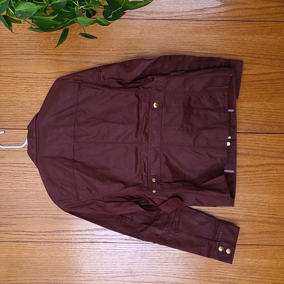 J. CREW maroon downtown field jacket - Picture 3 of 6
